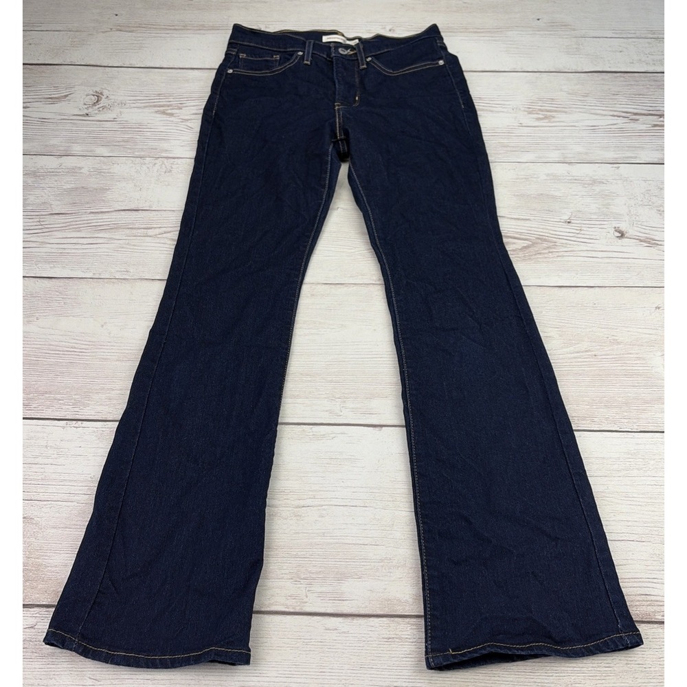 Levi Strauss 315 Women's 28 Shaping Bootcut Stretch Denim Jeans Dark Wash EXC